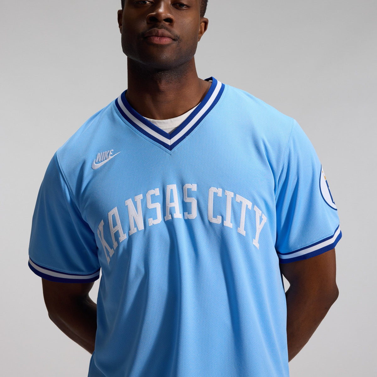 Kansas City Royals Bo Jackson Light Blue Throwback Cooperstown Collection Limited Jersey