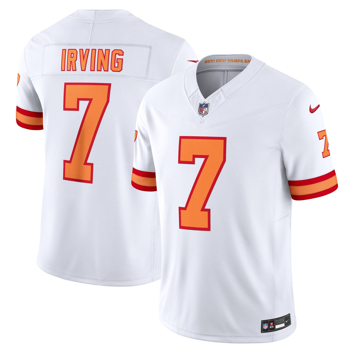 76 Tampa Bay Buccaneers Bucky Irving White Vapor F.U.S.E. Player Limited Jersey