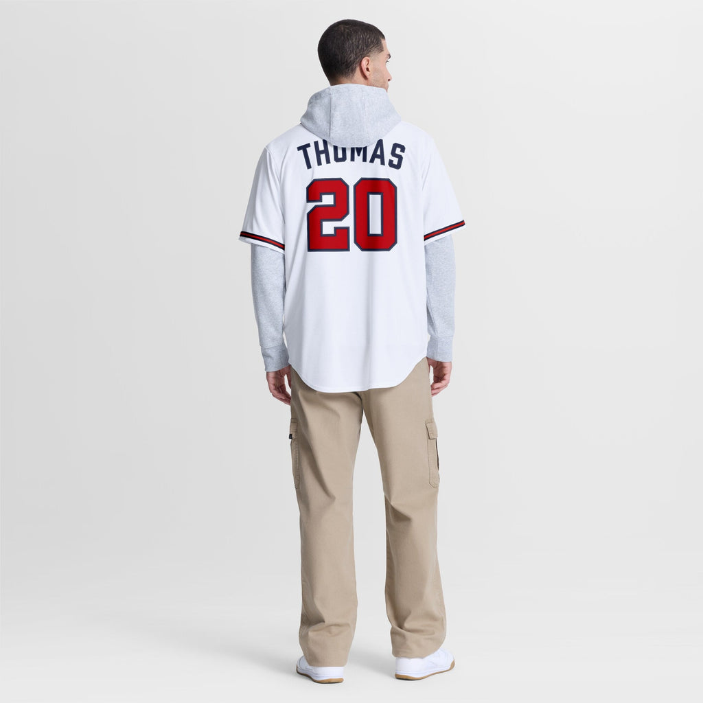 Atlanta Braves Lane Thomas White Home Replica Jersey