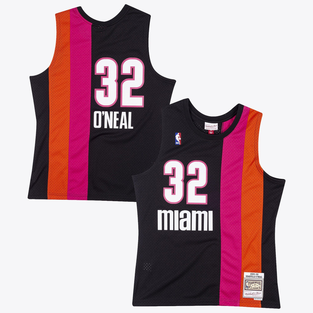 Miami Heat Shaquille O'Neal 2005 Swingman Authentic Jersey - Black