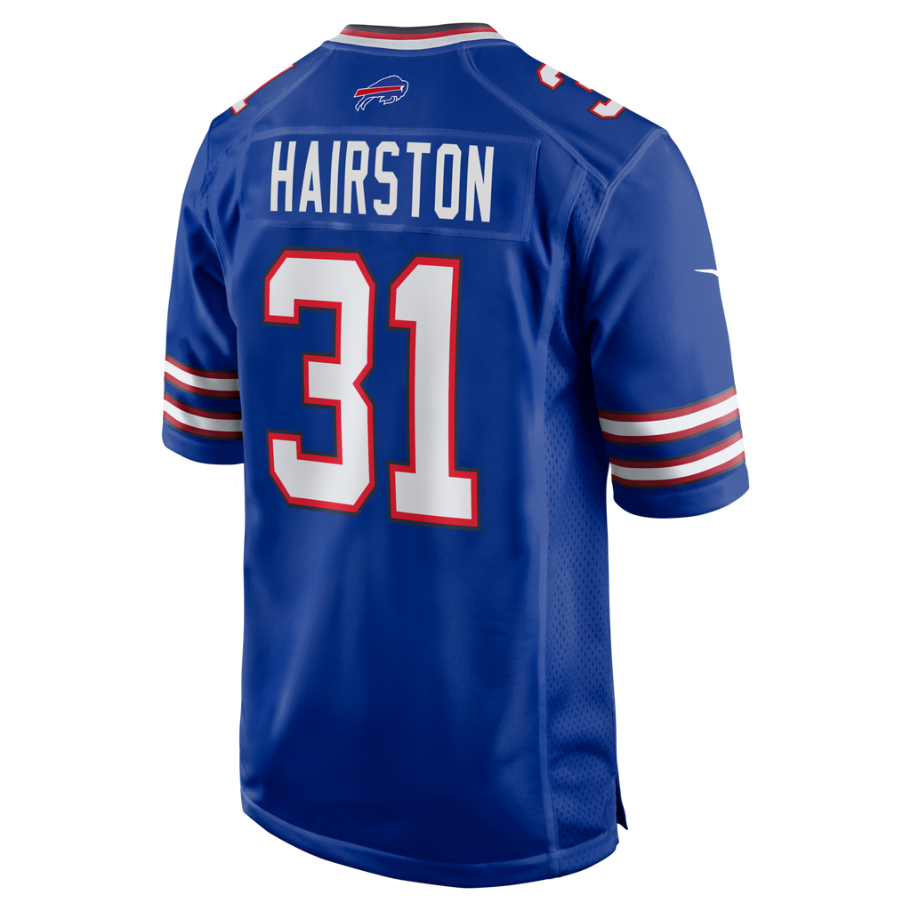 Buffalo Bills Maxwell Hairston Royal Game Player Jersey
