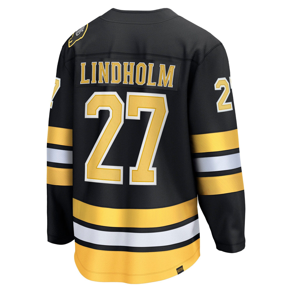 Boston Bruins Hampus Lindholm Black Home Breakaway Player Jersey