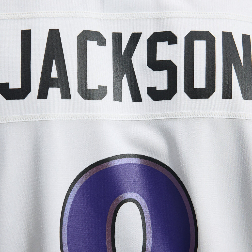 Baltimore Ravens Lamar Jackson White Game Jersey