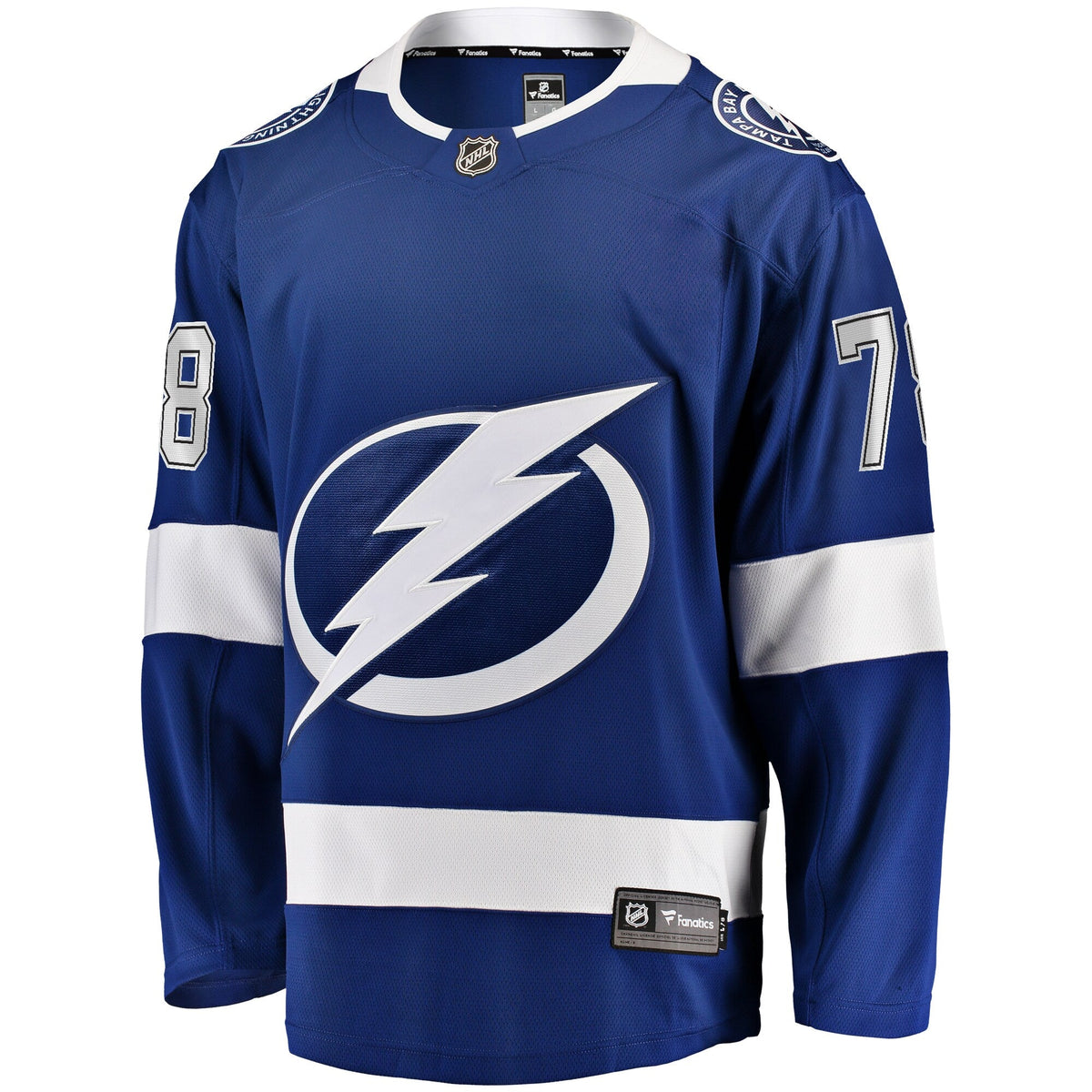 Tampa Bay Lightning Emil Lilleberg Blue Home Premier Breakaway Player Jersey