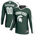 Michigan State Spartans NIL Pick-A-Player Lightweight Collegiate Volleyball Fashion Jersey - Green