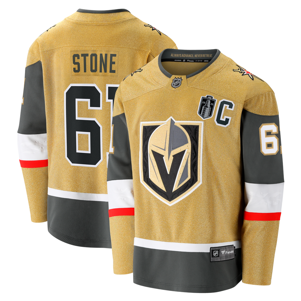 Vegas Golden Knights Mark Stone Gold 2026 Stanley Cup Final Breakaway Jersey