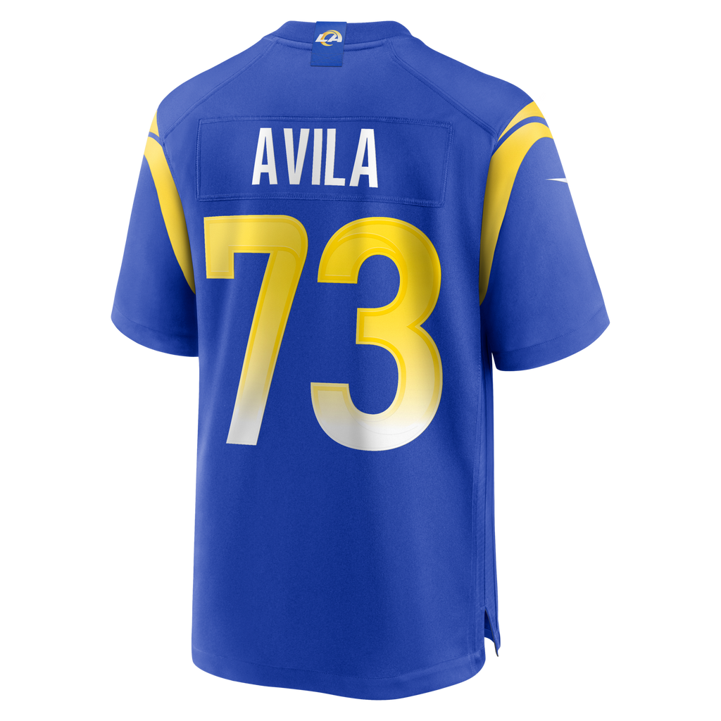 Los Angeles Rams Steve Avila Royal Home Game Jersey