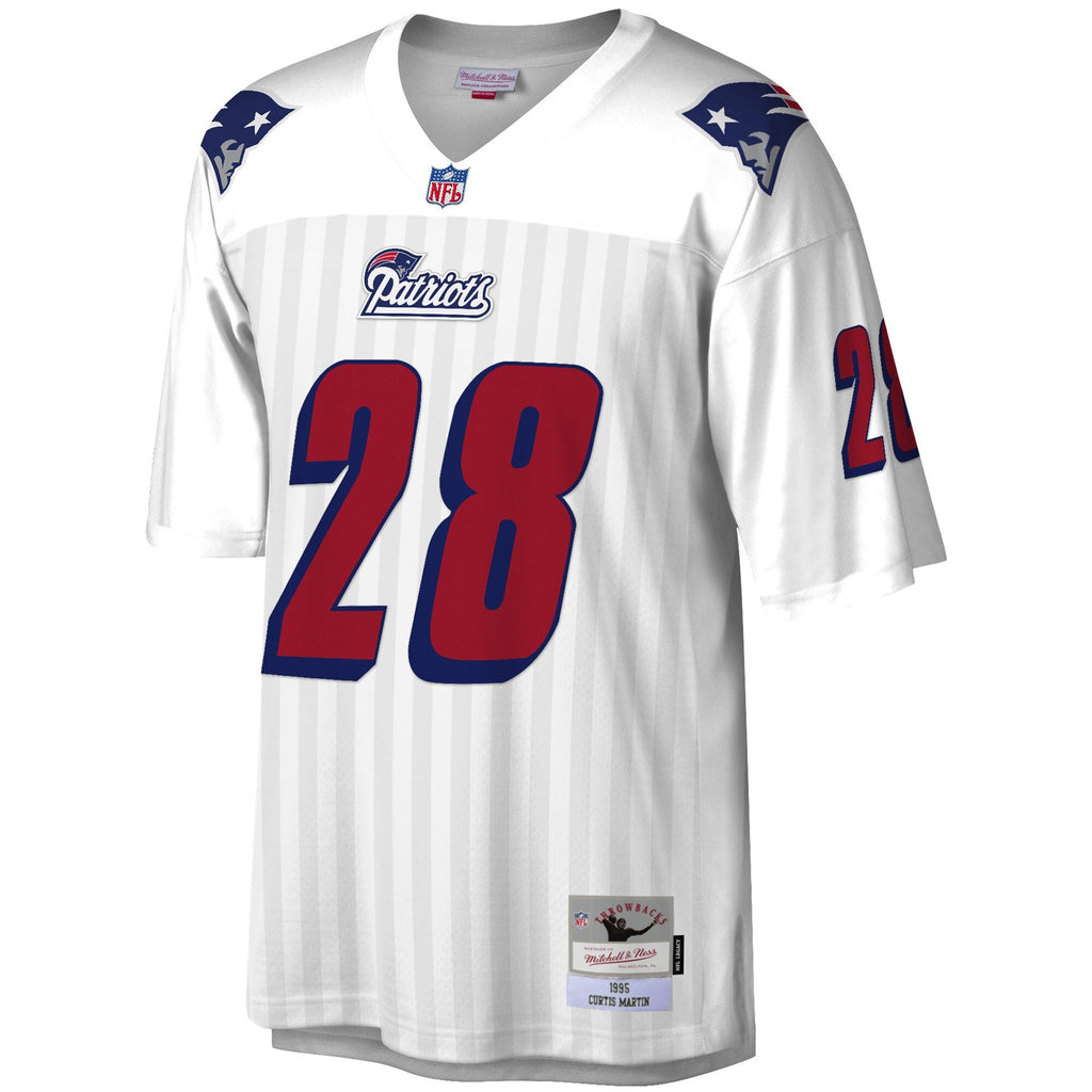 New England Patriots Curtis Martin White Legacy Replica Jersey