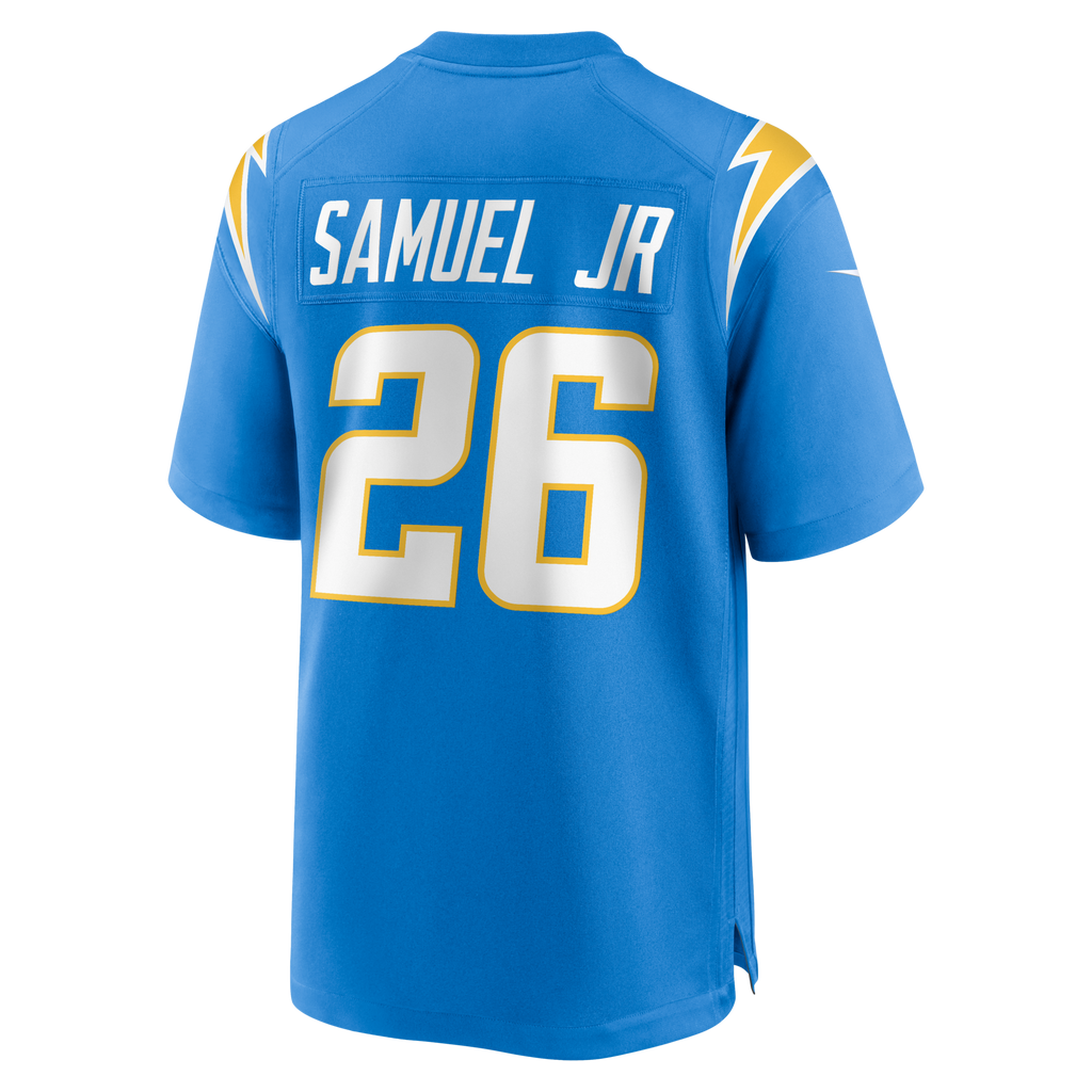 Los Angeles Chargers Asante Samuel Jr. Powder Blue Game Player Jersey