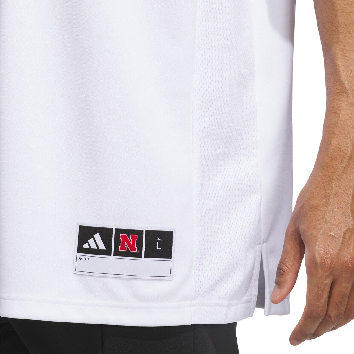 #1 White Nebraska Huskers Away Premier Football Jersey