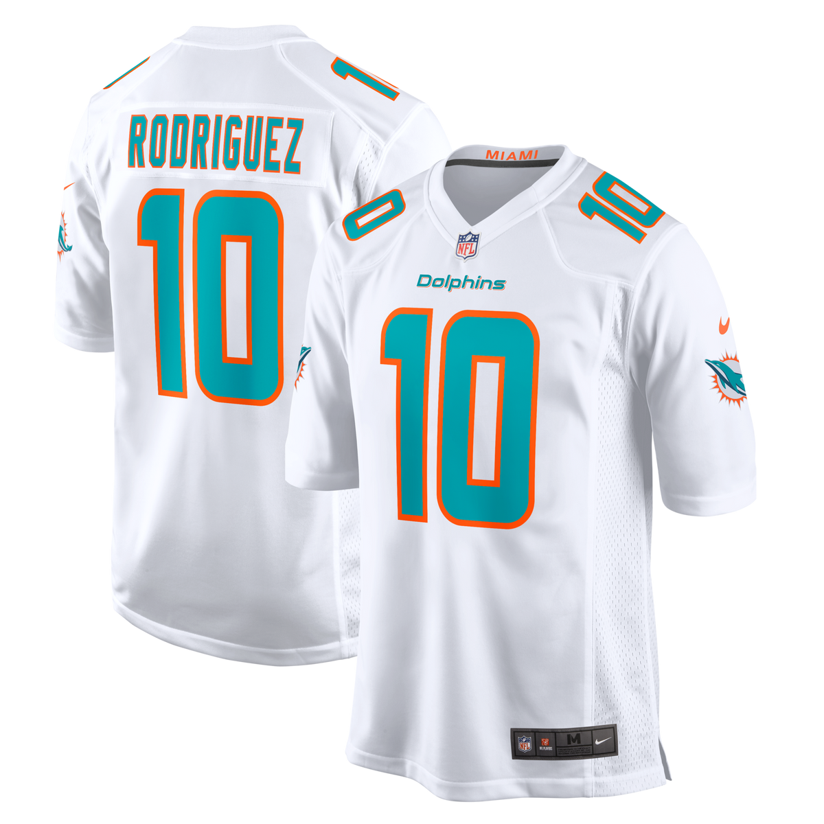 Miami Dolphins Jacob Rodriguez White Game Jersey