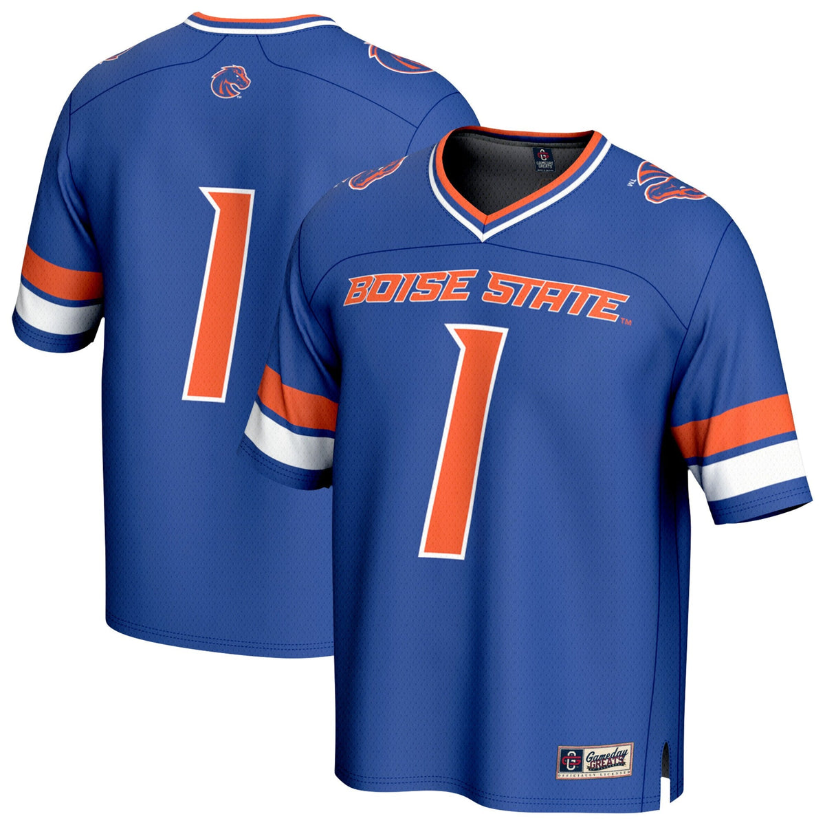 Boise State Broncos Collegiate Football Lightweight Fashion Jersey - Royal