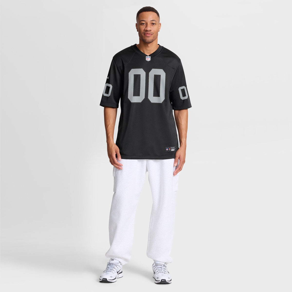Las Vegas Raiders Black Custom Game Jersey