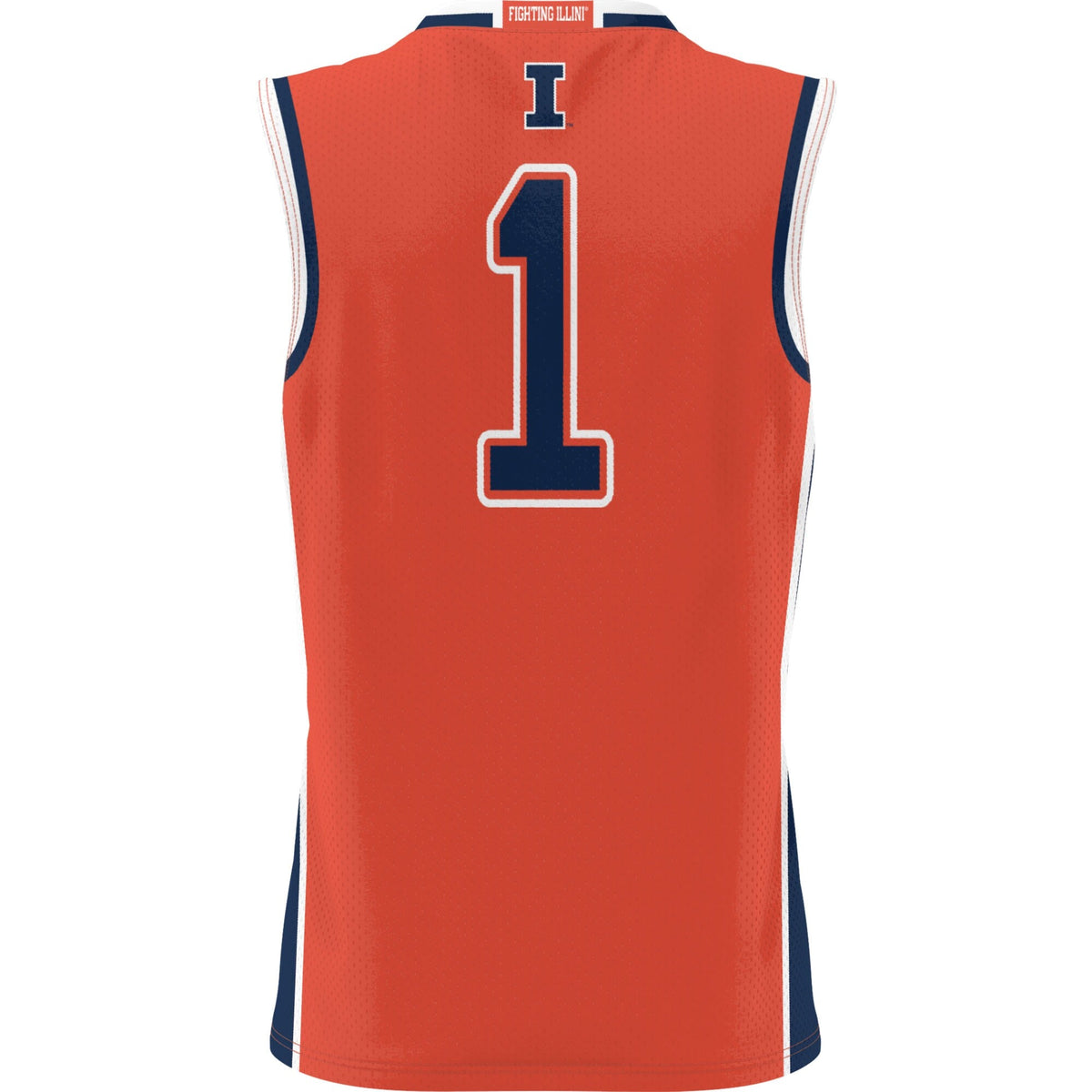 #1 Illinois Fighting Illini Lightweight Basketball Jersey - Orange