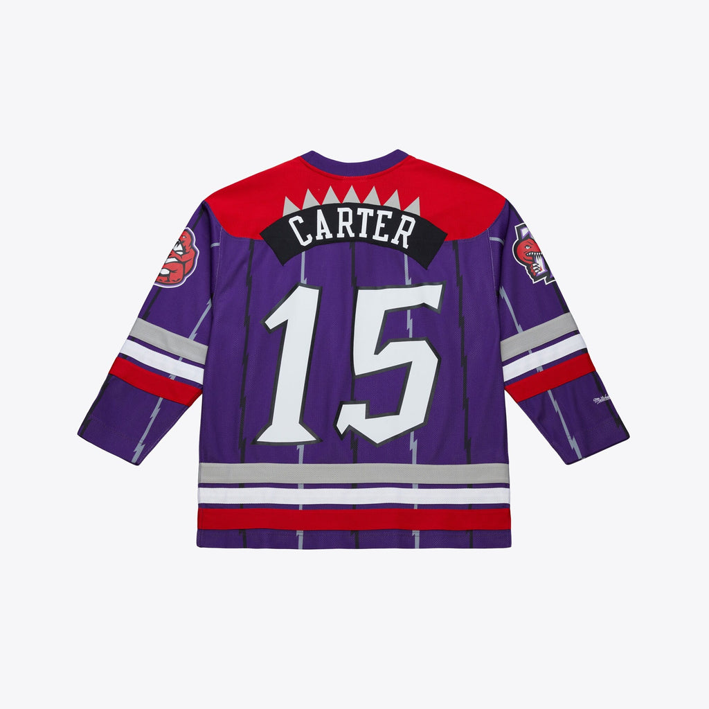 Toronto Raptors Vince Carter Maxxed Out Fashion Hockey Jersey - Purple