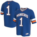 UTEP Miners Lightweight Collegiate Football Fashion Jersey - Navy
