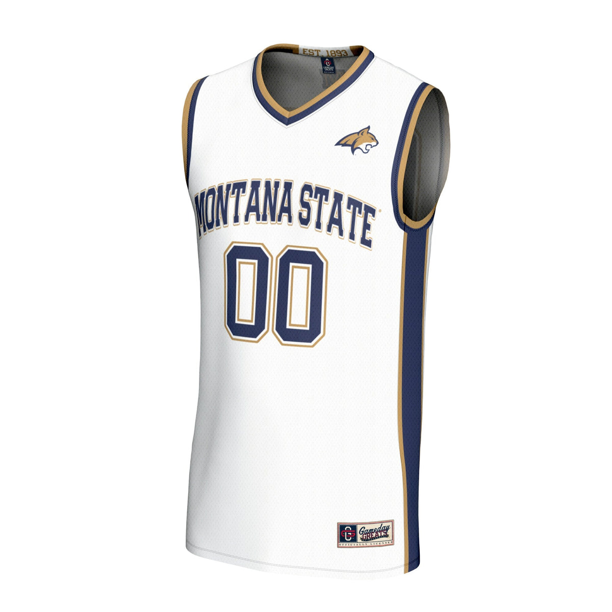 Montana State Bobcats Lightweight Basketball Fashion Jersey - White