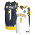 Michigan Wolverines 2026 NCAA Basketball National Champions #1 Commemorative Fashion Jersey - White