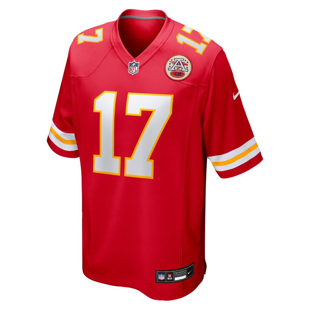 Kansas City Chiefs Richie James Red Game Jersey