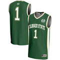 #1 Colorado State Rams Lightweight Basketball Jersey - Green
