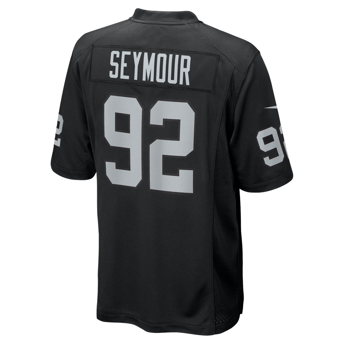 Las Vegas Raiders Richard Seymour Black Retired Player Game Jersey