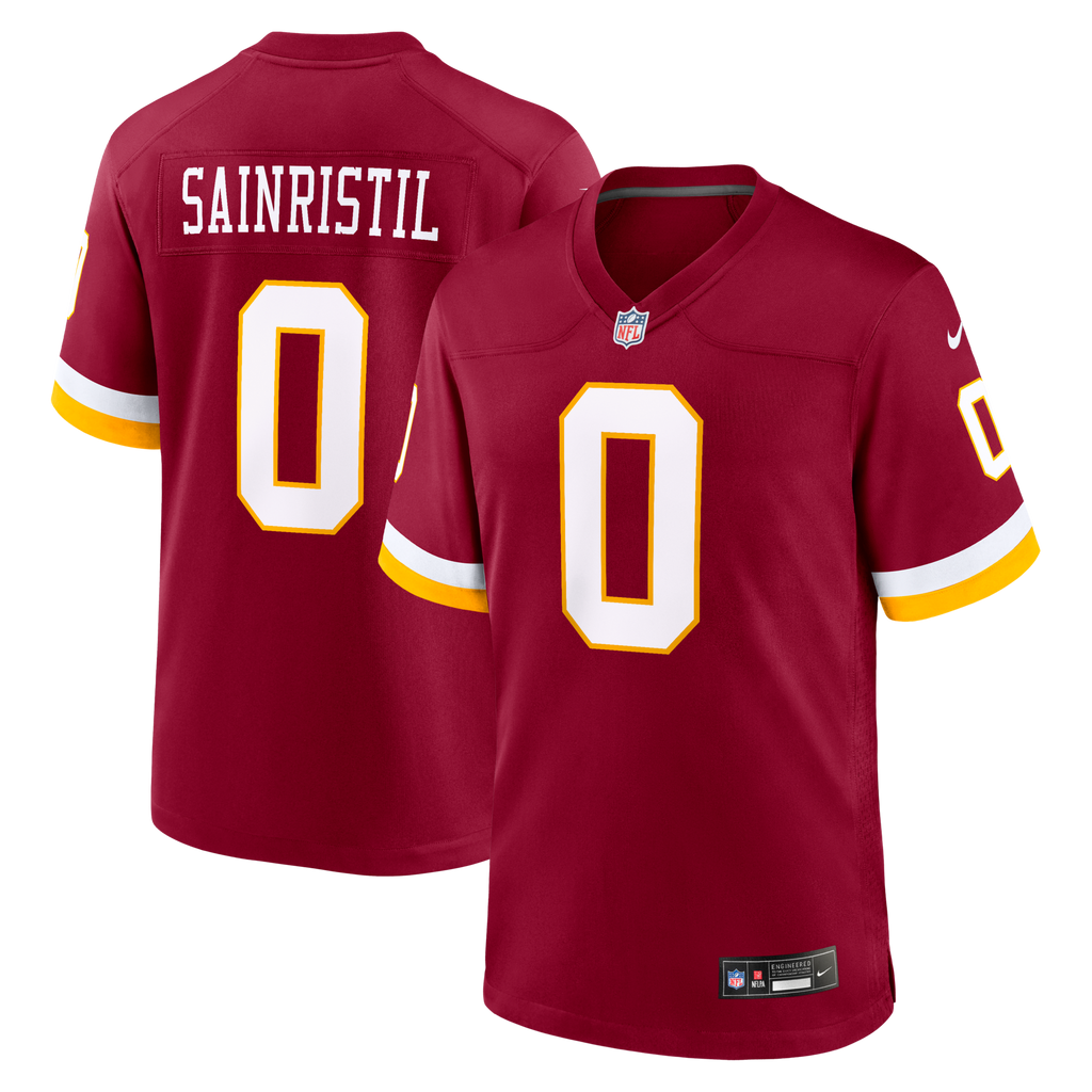 Washington Commanders Mike Sainristil Burgundy Game Jersey
