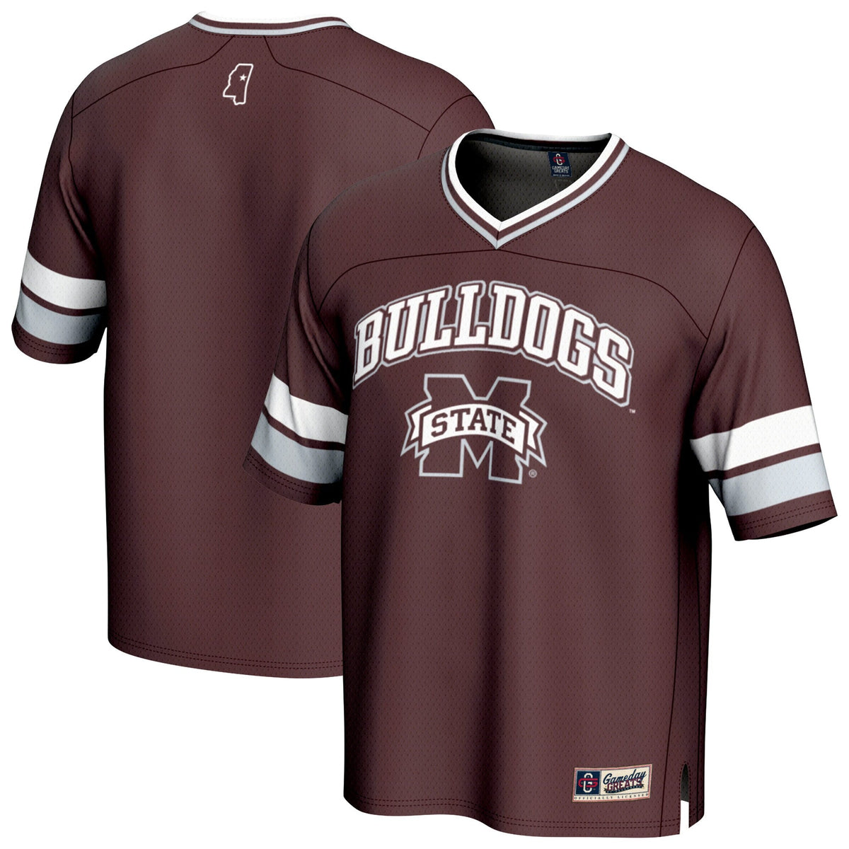 Mississippi State Bulldogs Spirit Football Jersey - Maroon