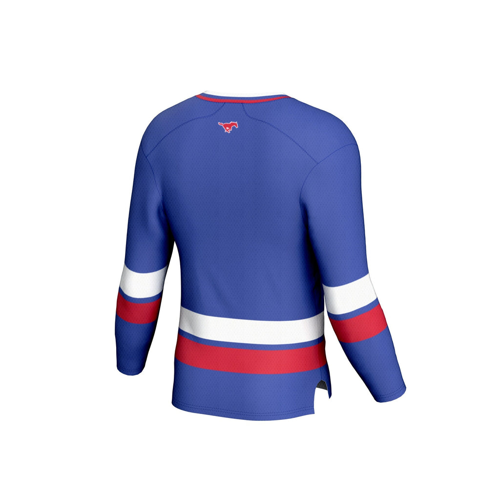 SMU Mustangs Hockey Jersey - Royal