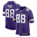 Minnesota Vikings Alan Page Purple Game Retired Player Jersey