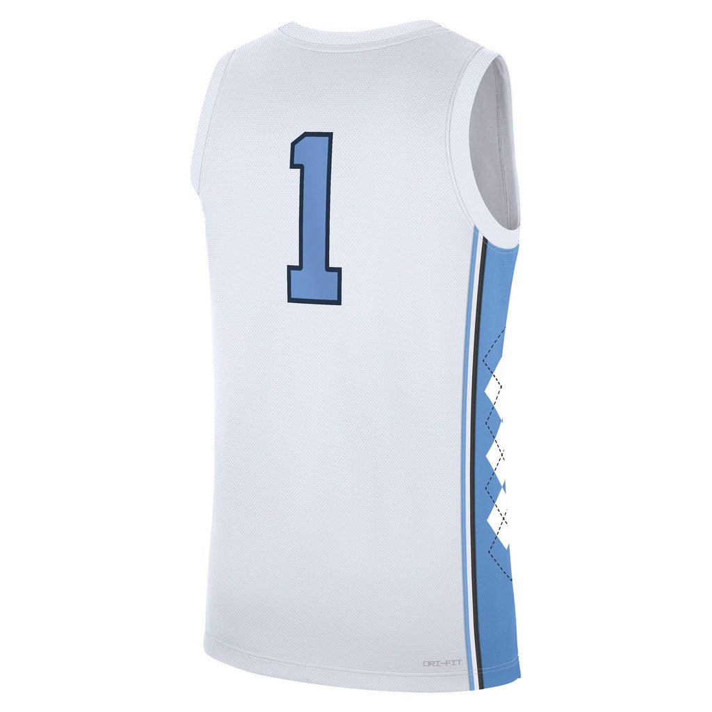 North Carolina Tar Heels Home Replica Basketball Jersey - White
