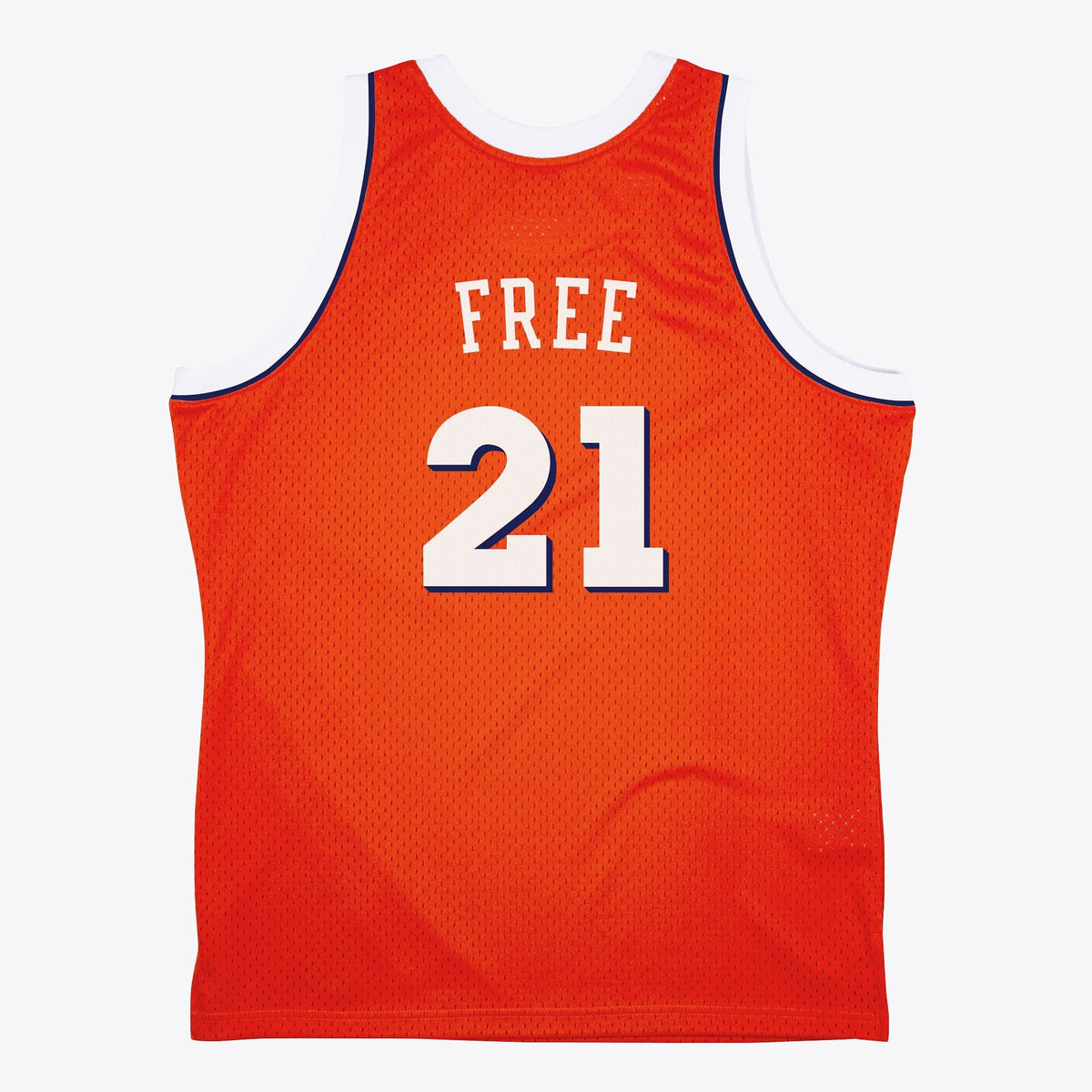 Cleveland Cavaliers World B. Free 1984 Dark Authentic Jersey - Orange