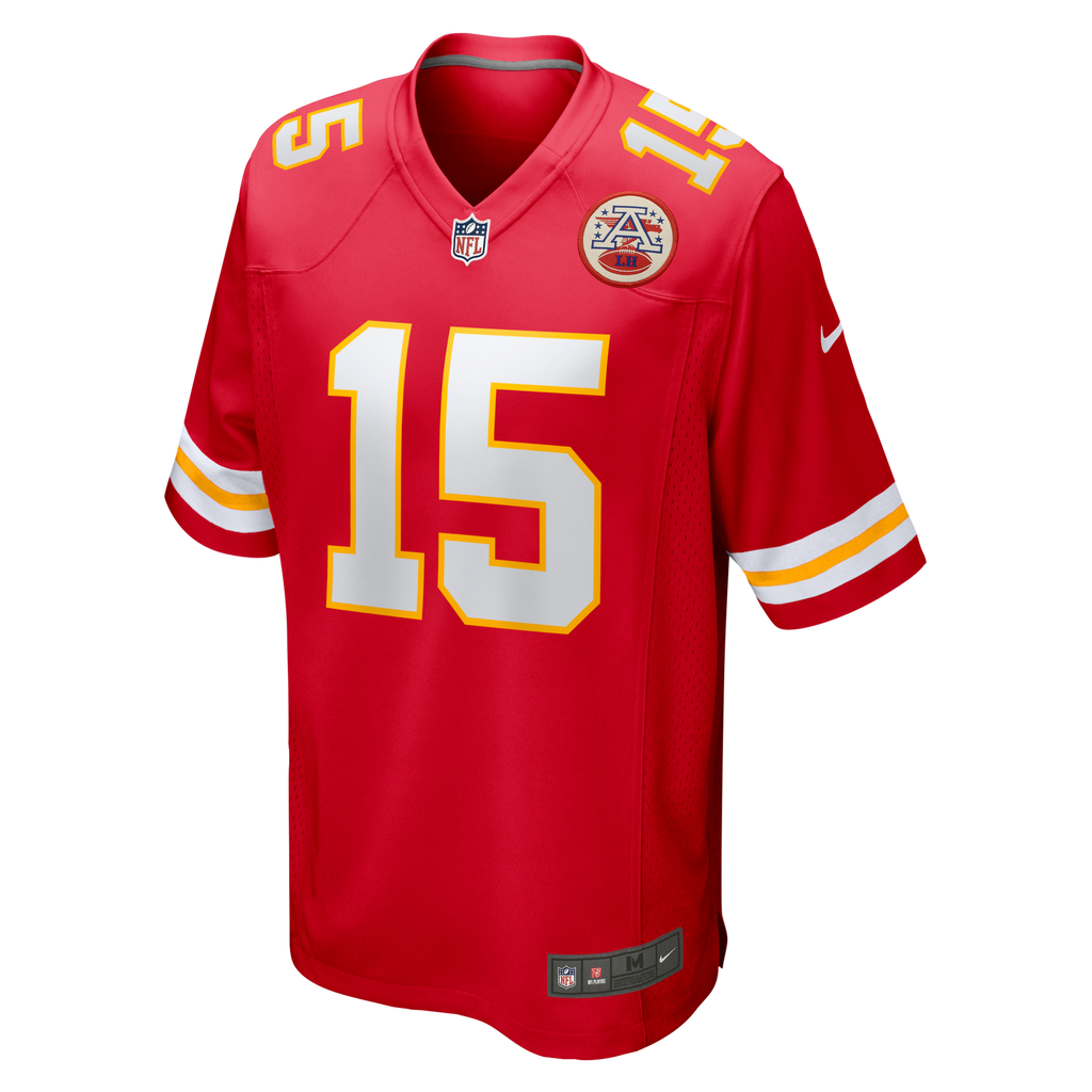 Kansas City Chiefs Patrick Mahomes Red Game Jersey