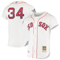 Boston Red Sox David Ortiz White 2004 Cooperstown Collection Home Authentic Jersey