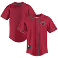 Central Washington Wildcats Lightweight Baseball Jersey - Crimson