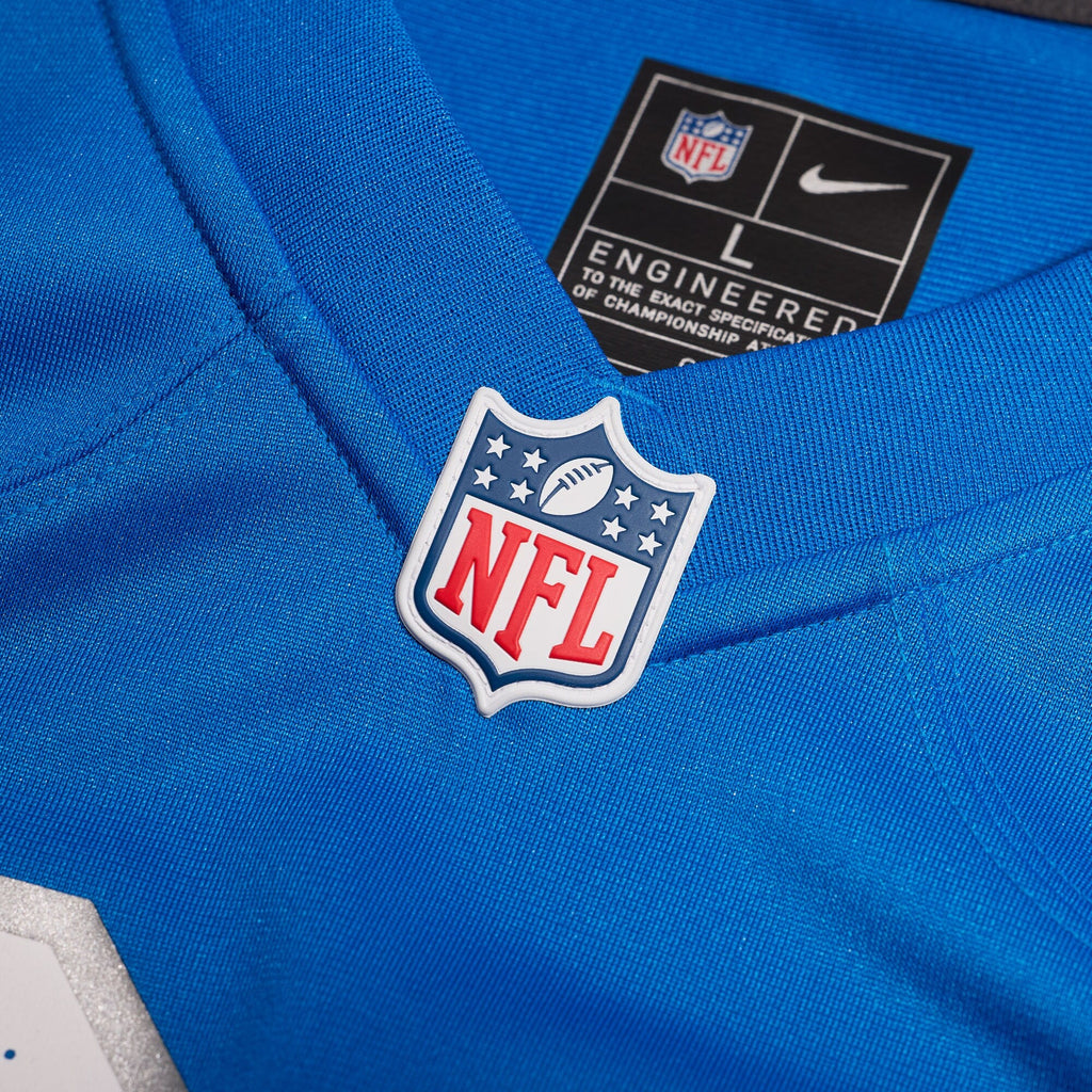 Detroit Lions Mathieu Betts Blue Game Jersey
