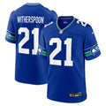 Seattle Seahawks Devon Witherspoon Royal Throwback Player Game Jersey