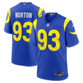 Los Angeles Rams Bill Norton Royal Team Game Jersey
