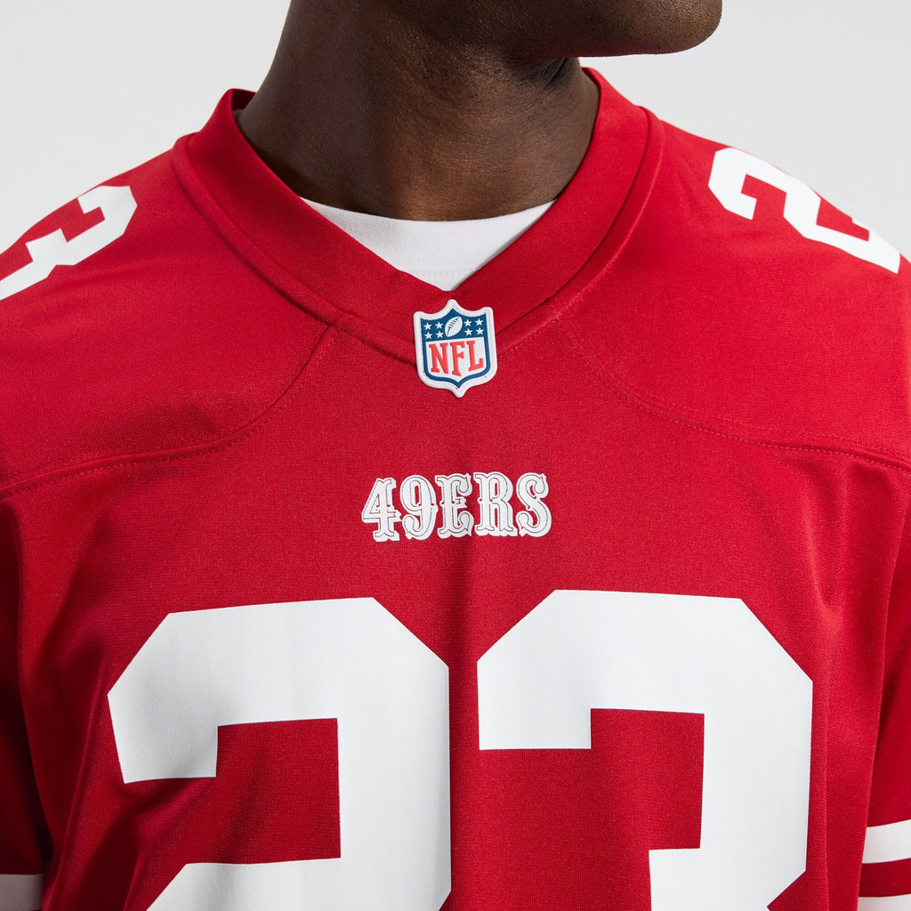 San Francisco 49ers Christian McCaffrey Scarlet Game Player Jersey