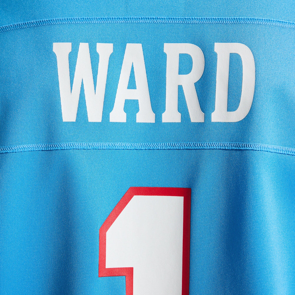 Tennessee Titans Cameron Ward Light Blue Game Jersey