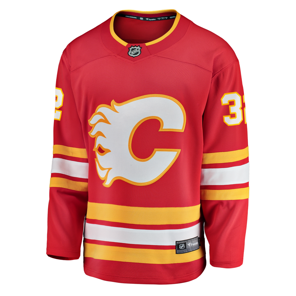 Calgary Flames Dustin Wolf Red Home Breakaway Jersey