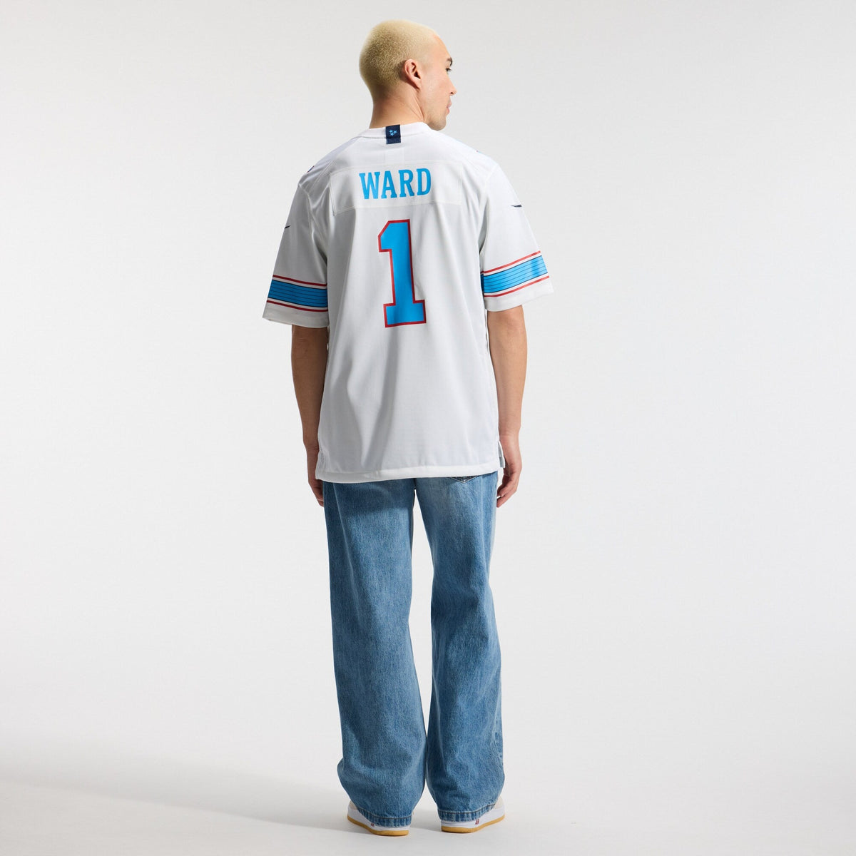Tennessee Titans Cameron Ward White Game Jersey
