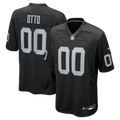 Las Vegas Raiders Jim Otto Black Game Retired Player Jersey