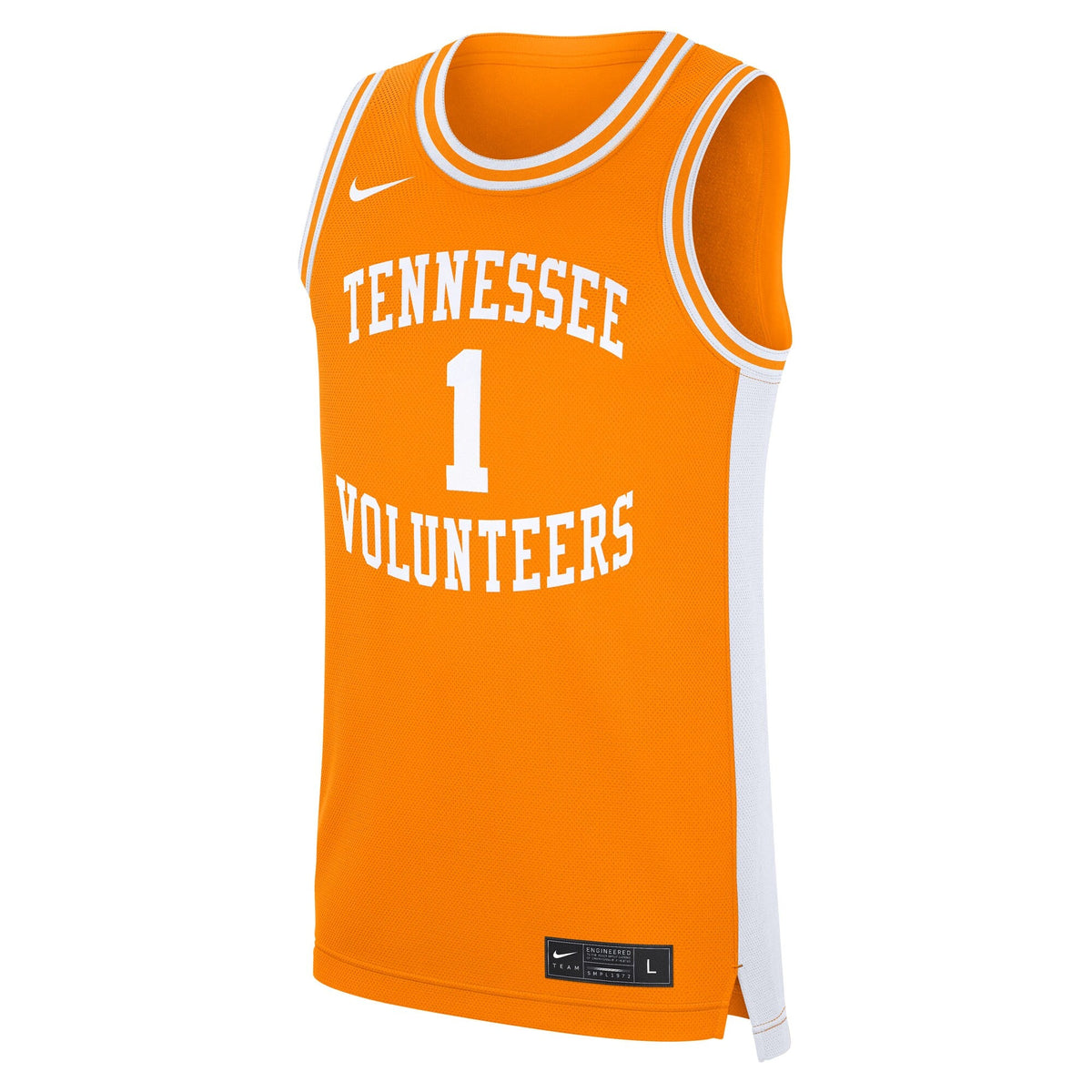 #1 Tennessee Orange Tennessee Volunteers Road Replica Jersey