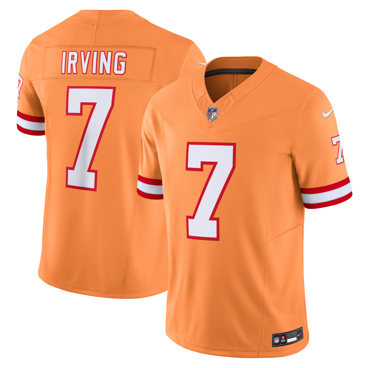 Tampa Bay Buccaneers Bucky Irving Orange Alternate 2 Throwback Vapor F.U.S.E. Limited Jersey
