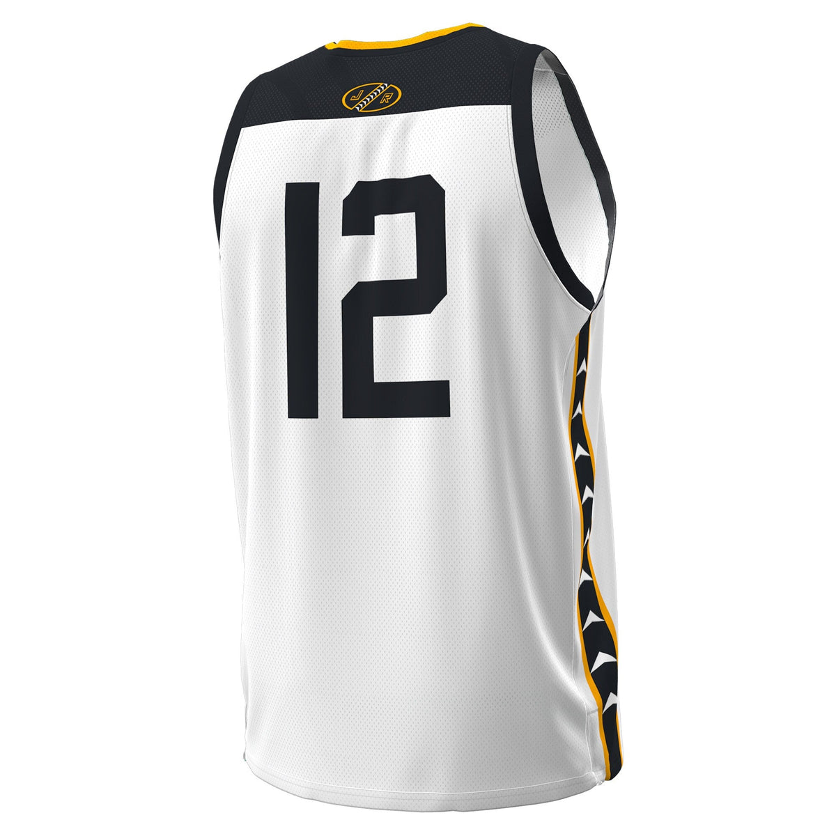 #12 Navy Midshipmen Jolly Rogers Alternate Replica Basketball Jersey - White