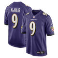 Baltimore Ravens Steve McNair Purple Game Retired Player Jersey