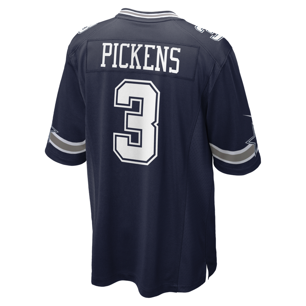 Dallas Cowboys George Pickens Navy Game Jersey