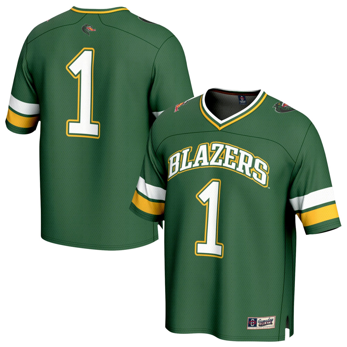 #1 UAB Blazers Lightweight Football Fashion Jersey - Green
