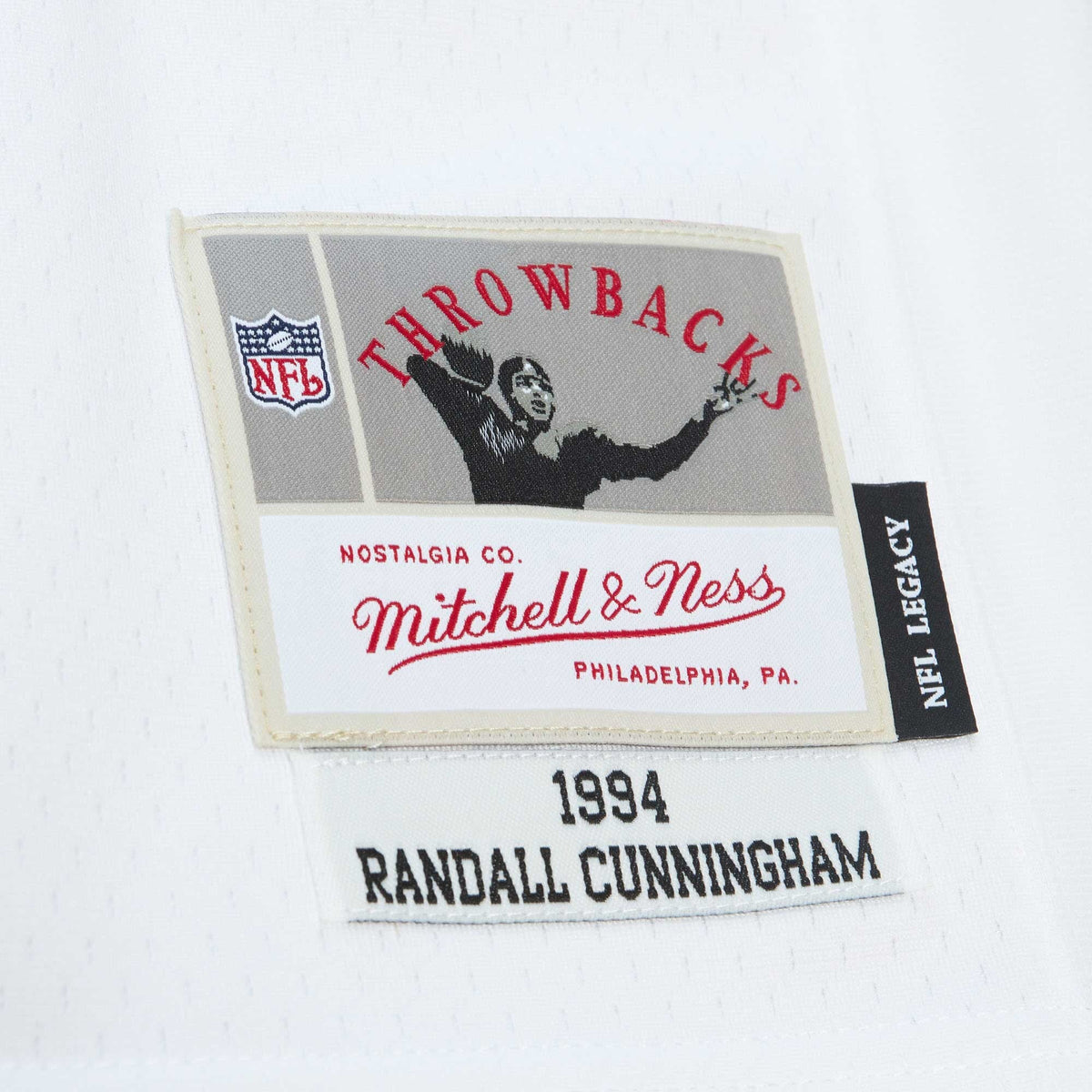Philadelphia Eagles Randall Cunningham White Legacy Replica Jersey
