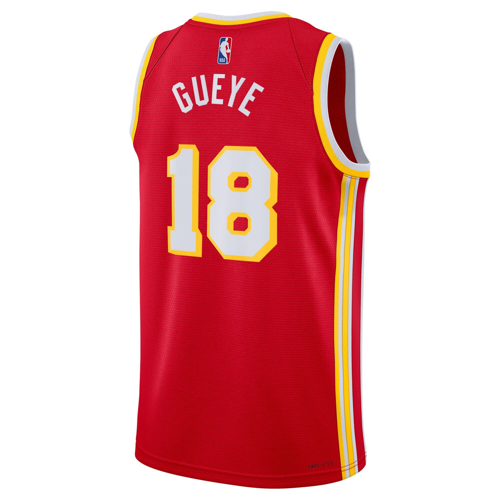 Atlanta Hawks Icon Edition Swingman Jersey - Red - Mouhamed Gueye